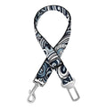 Abstract Nautical Anchor Pattern Print Dog Seat Belt