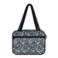 Abstract Nautical Anchor Pattern Print Double Strap Bible Bag
