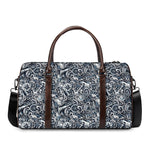 Abstract Nautical Anchor Pattern Print Duffle Bag