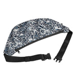 Abstract Nautical Anchor Pattern Print Fanny Pack