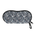 Abstract Nautical Anchor Pattern Print Glasses Case