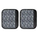 Abstract Nautical Anchor Pattern Print Handle Covers