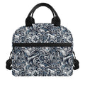 Abstract Nautical Anchor Pattern Print Insulated Lunch Bag