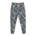 Abstract Nautical Anchor Pattern Print Jogger Pants