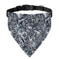 Abstract Nautical Anchor Pattern Print Over The Collar Dog Bandana
