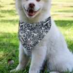 Abstract Nautical Anchor Pattern Print Over The Collar Dog Bandana
