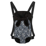 Abstract Nautical Anchor Pattern Print Pet Carrier Backpack