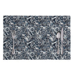 Abstract Nautical Anchor Pattern Print Placemat