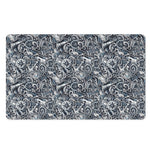 Abstract Nautical Anchor Pattern Print Polyester Doormat
