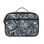 Abstract Nautical Anchor Pattern Print Portable Lunch Bag