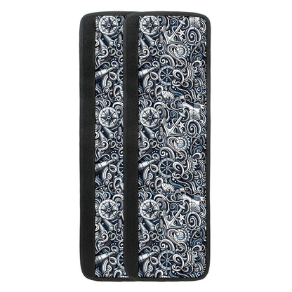 Abstract Nautical Anchor Pattern Print Refrigerator Handle Covers