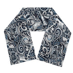 Abstract Nautical Anchor Pattern Print Scarf