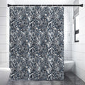 Abstract Nautical Anchor Pattern Print Shower Curtain