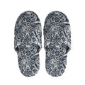 Abstract Nautical Anchor Pattern Print Slippers