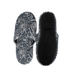 Abstract Nautical Anchor Pattern Print Slippers