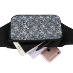 Abstract Nautical Anchor Pattern Print Waist Bag