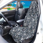 Abstract Nautical Anchor Pattern Print Waterproof Car Seat Cover