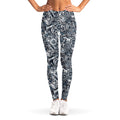 Abstract Nautical Anchor Pattern Print Women's Leggings