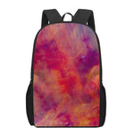 Abstract Nebula Cloud Galaxy Space Print 17 Inch Backpack