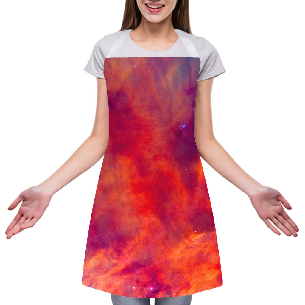 Abstract Nebula Cloud Galaxy Space Print Adjustable Apron