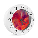 Abstract Nebula Cloud Galaxy Space Print Alarm Clock