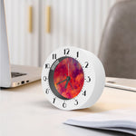 Abstract Nebula Cloud Galaxy Space Print Alarm Clock
