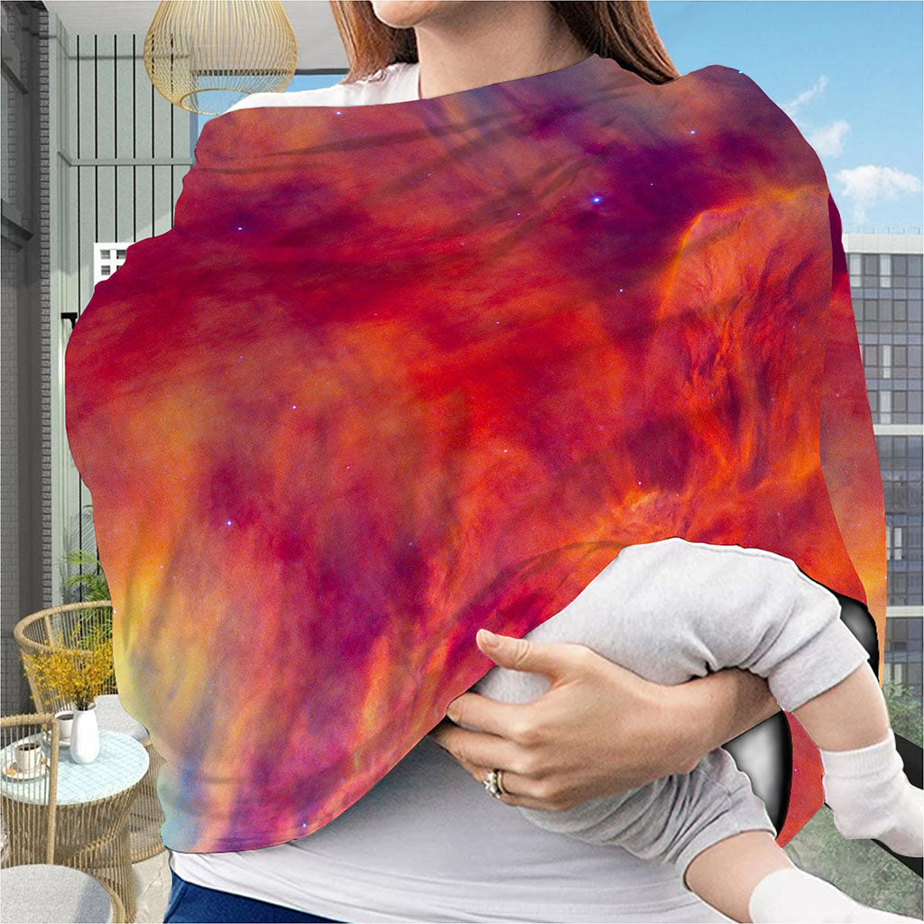 Abstract Nebula Cloud Galaxy Space Print Baby Seat Cover