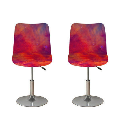 Abstract Nebula Cloud Galaxy Space Print Bar Stool Covers