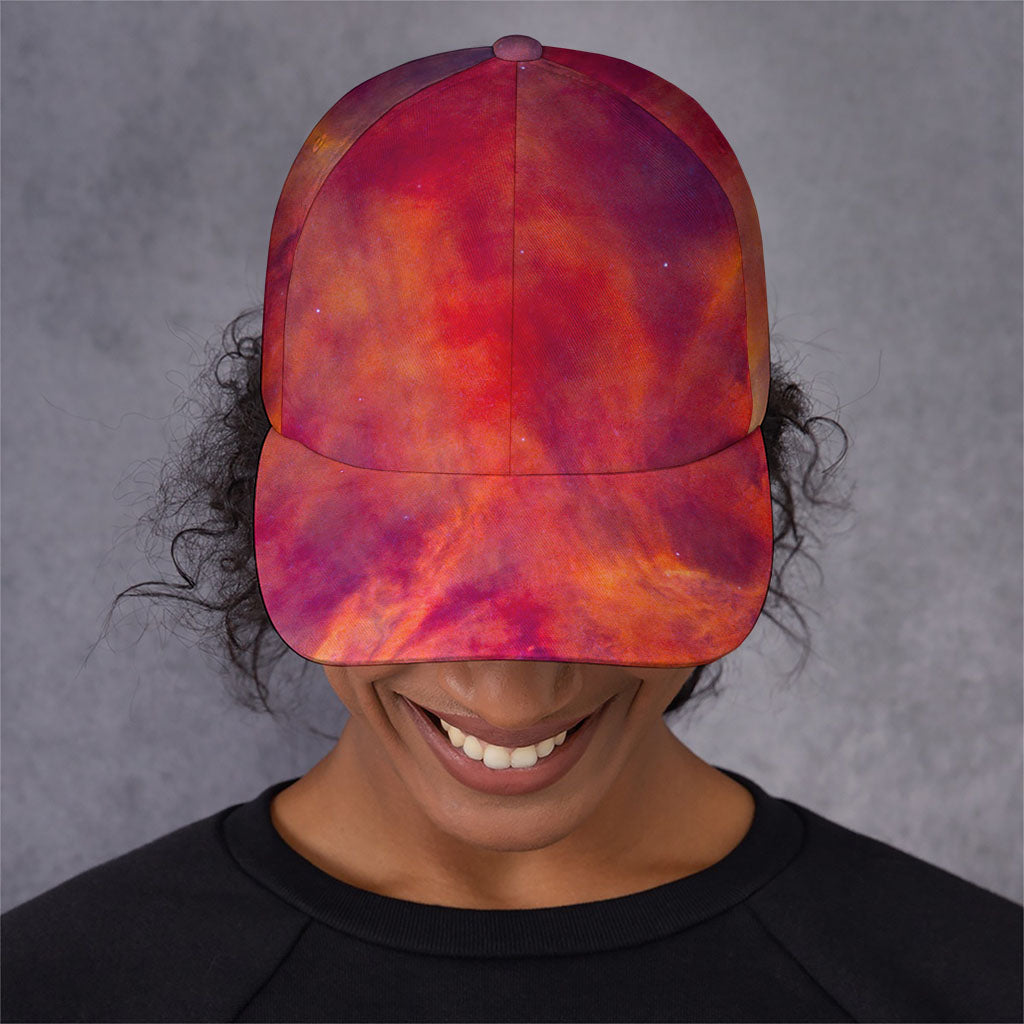 Abstract Nebula Cloud Galaxy Space Print Baseball Cap