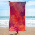 Abstract Nebula Cloud Galaxy Space Print Beach Towel