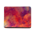 Abstract Nebula Cloud Galaxy Space Print Bifold Wallet