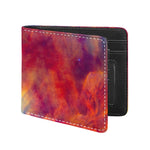 Abstract Nebula Cloud Galaxy Space Print Bifold Wallet