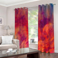 Abstract Nebula Cloud Galaxy Space Print Dimout Grommet Curtains