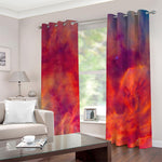 Abstract Nebula Cloud Galaxy Space Print Blackout Grommet Curtains