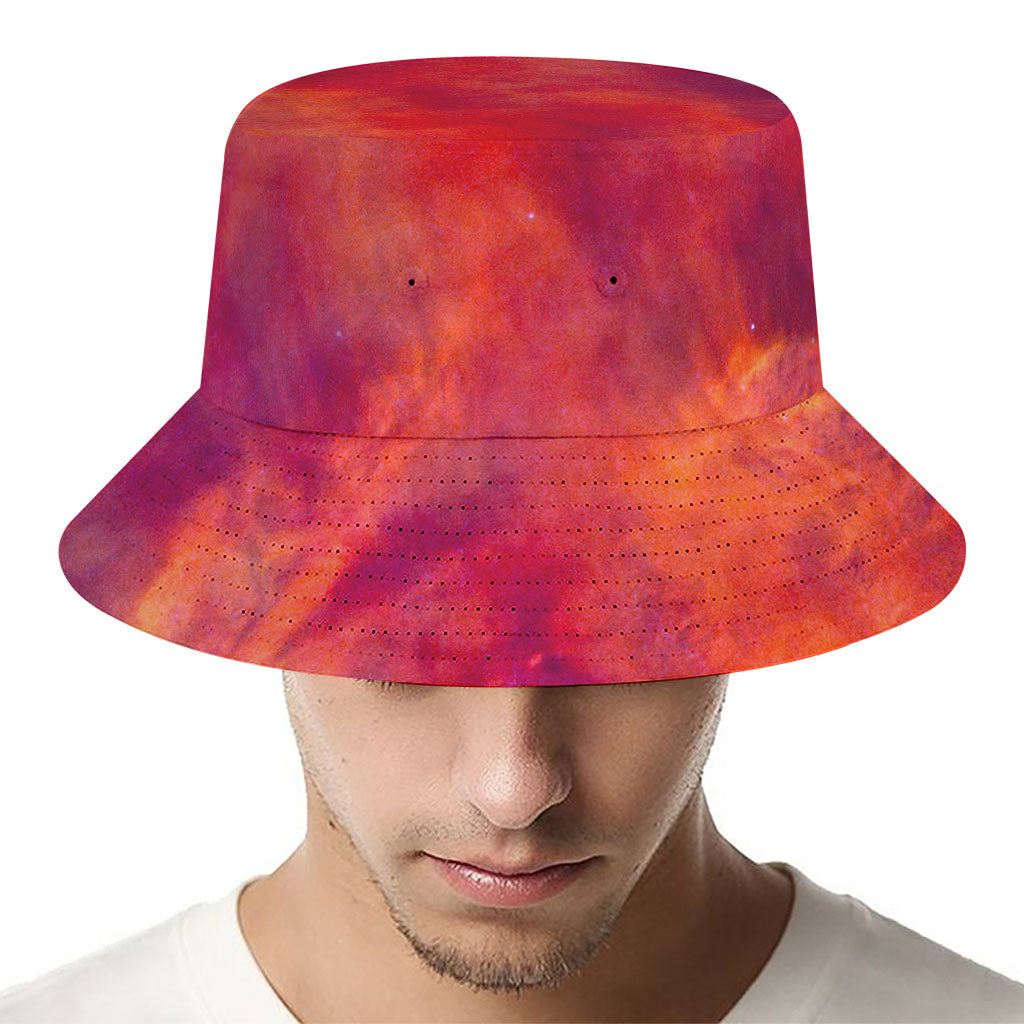 Abstract Nebula Cloud Galaxy Space Print Bucket Hat