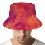 Abstract Nebula Cloud Galaxy Space Print Bucket Hat