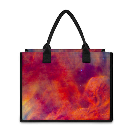 Abstract Nebula Cloud Galaxy Space Print Canvas Tote Bag