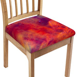 Abstract Nebula Cloud Galaxy Space Print Chair Cushion Cover