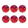 Abstract Nebula Cloud Galaxy Space Print Coaster Set