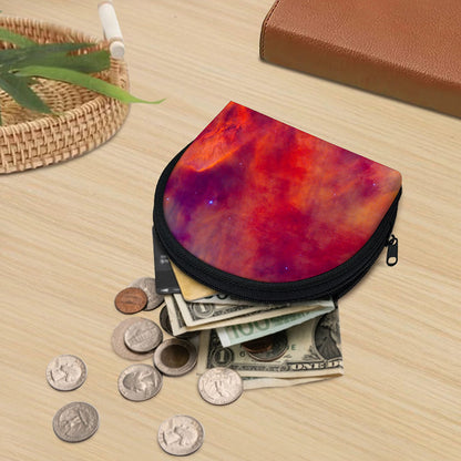 Abstract Nebula Cloud Galaxy Space Print Coin Purse