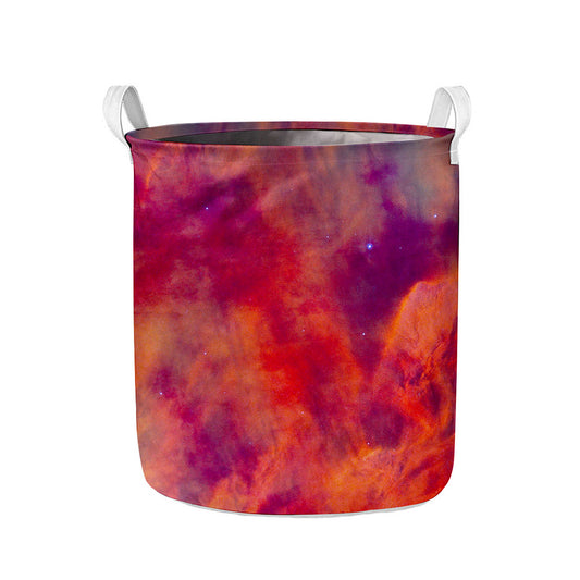 Abstract Nebula Cloud Galaxy Space Print Collapsible Laundry Basket