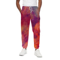 Abstract Nebula Cloud Galaxy Space Print Cotton Sweatpants