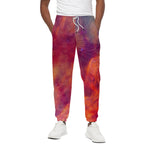 Abstract Nebula Cloud Galaxy Space Print Cotton Pants