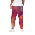 Abstract Nebula Cloud Galaxy Space Print Cotton Pants