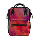 Abstract Nebula Cloud Galaxy Space Print Diaper Bag