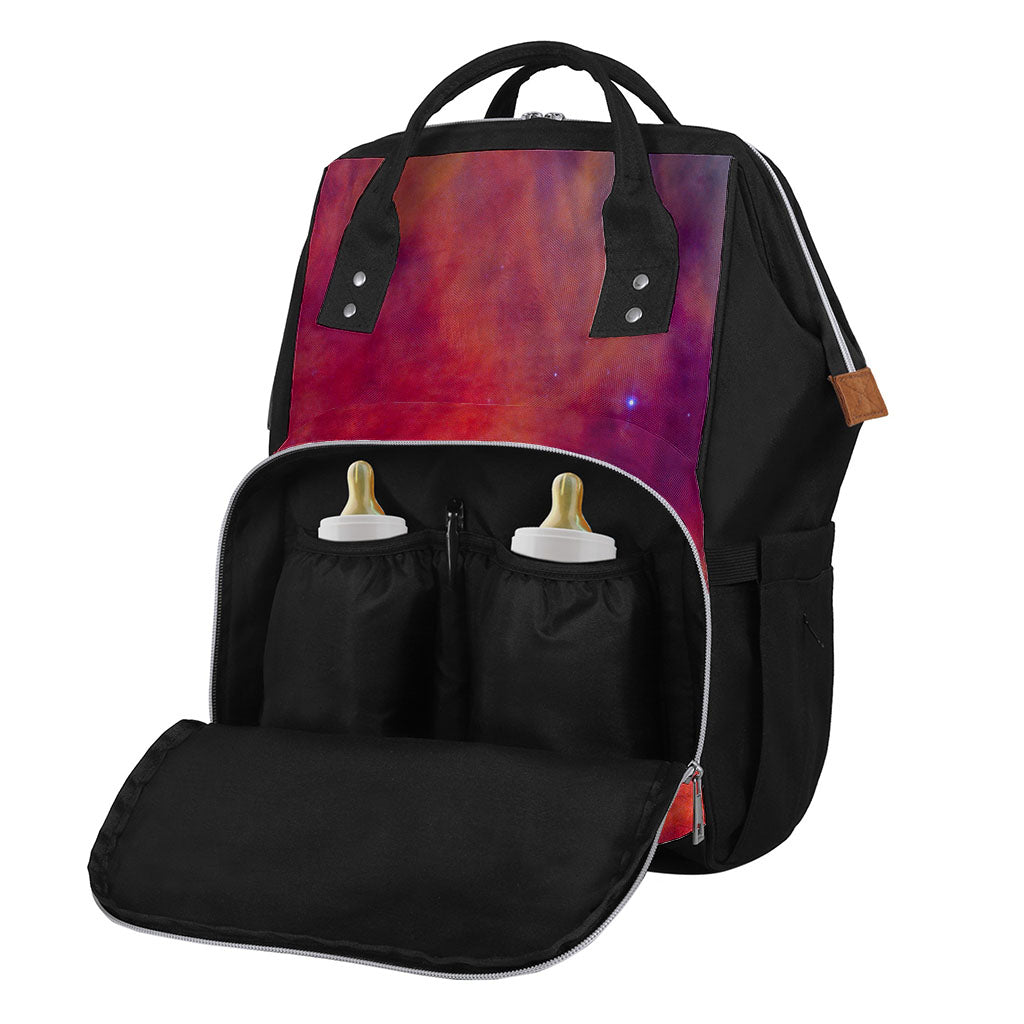 Abstract Nebula Cloud Galaxy Space Print Diaper Bag