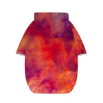 Abstract Nebula Cloud Galaxy Space Print Dog Zip Up Hoodie
