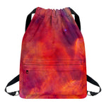 Abstract Nebula Cloud Galaxy Space Print Drawstring Backpack