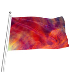 Abstract Nebula Cloud Galaxy Space Print Flag