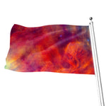 Abstract Nebula Cloud Galaxy Space Print Flag